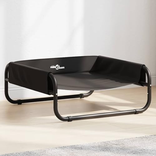 Vopese Hundebett Erhöht Anthrazit Oxford-Gewebe und Stahl Hundekissen Model172600 von Vopese