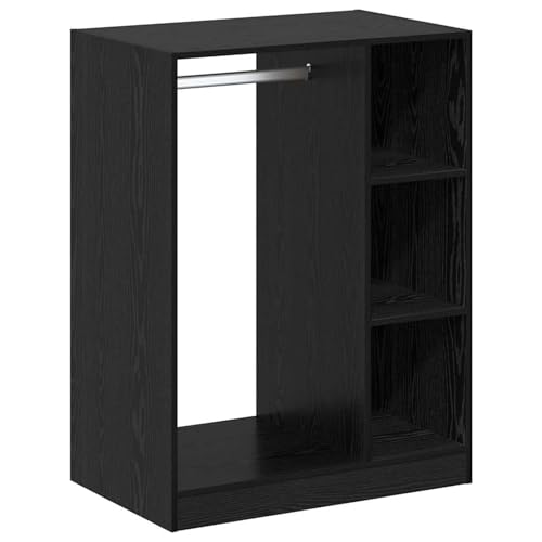 Vopese Kleiderschrank Schwarze Eiche 77 x 48 x 102 cm Holzwerkstoff Kleiderschrank Model879644 von Vopese