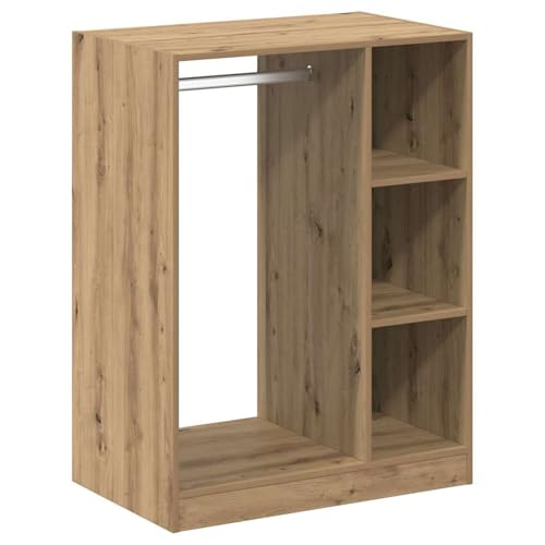 Vopese Kleiderschrank mit Regal Eiche handwerklich 77 x 48 x 102 cm Kleiderschrank Model879643 von Vopese
