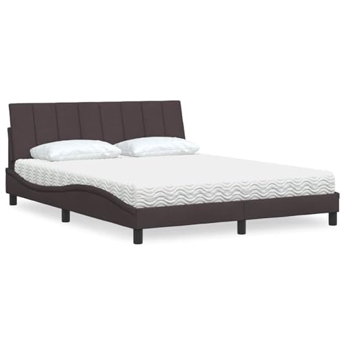Vopese Komfortables Bett mit Matratze Hanko, Dunkelbraun, 218x165x74,5 cm, für erholsamen Schlaf Model3310541 Vopese Komfortables Bett mit Matratze Hanko, Dunkelbraun, 218x165x74,5 cm, für erholsamen Schlaf Model3310541 von Vopese