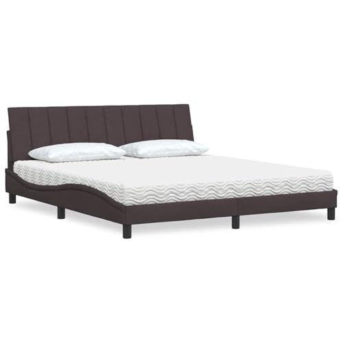 Vopese Komfortables Bett mit Matratze Hanko, Dunkelbraun, 218x185x74,5 cm, für erholsamen Schlaf Model3310548 Vopese Komfortables Bett mit Matratze Hanko, Dunkelbraun, 218x185x74,5 cm, für erholsamen Schlaf Model3310548 von Vopese
