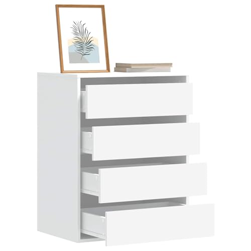 Vopese Kommode Weiß 60x41x76 cm Holzwerkstoff Kommode Model852870 von Vopese