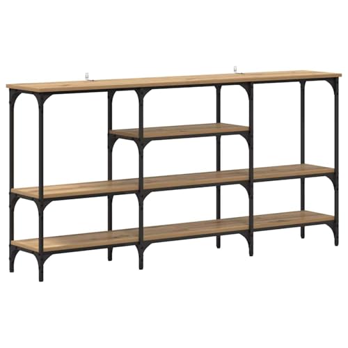 Vopese Konsolentisch Eiche handwerklich 160 x 29 x 80 cm Holzwerkstoff Konsolentisch Model883557 von Vopese