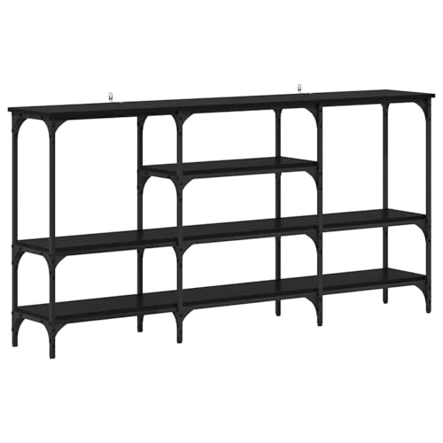 Vopese Konsolentisch Schwarze Eiche 160 x 29 x 80 cm Holzwerkstoff Konsolentisch Model883558 von Vopese