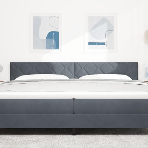 Vopese Kopfteil Diamantenblock Design Dunkelgrau 200 cm Velvet Bed Headboard Model42007288 Vopese Kopfteil Diamantenblock Design Dunkelgrau 200 cm Velvet Bed Headboard Model42007288 von Vopese