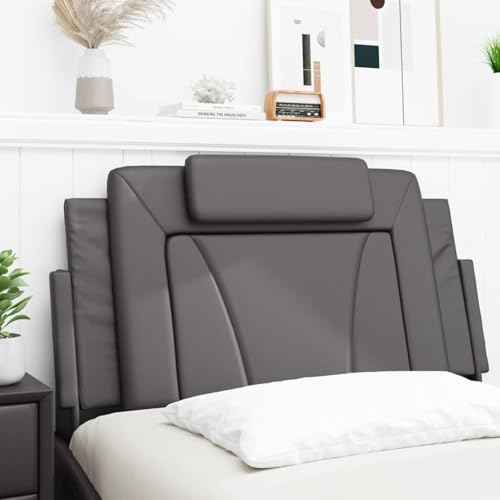 Vopese Kopfteil-Kissen Grau 100 cm Kunstleder Bed Headboard Model374777 Vopese Kopfteil-Kissen Grau 100 cm Kunstleder Bed Headboard Model374777 von Vopese