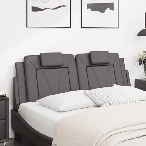 Vopese Kopfteil-Kissen Grau 120 cm Kunstleder Bed Headboard Model374784 Vopese Kopfteil-Kissen Grau 120 cm Kunstleder Bed Headboard Model374784 von Vopese