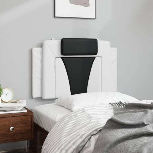 Vopese Kopfteil-Kissen Weiß und Schwarz 90 cm Kunstleder Bed Headboard Model374773 Vopese Kopfteil-Kissen Weiß und Schwarz 90 cm Kunstleder Bed Headboard Model374773 von Vopese