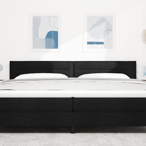 Vopese Kopfteil Linien Design Schwarz 200 cm Stoff Bed Headboard Model42007036 Vopese Kopfteil Linien Design Schwarz 200 cm Stoff Bed Headboard Model42007036 von Vopese