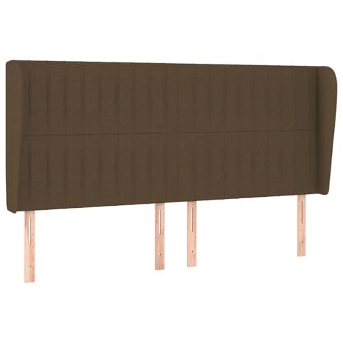 Vopese Kopfteil mit Ohren Dunkelbraun 183x23x118/128 cm Stoff Kopfteil Model3118211 Vopese Kopfteil mit Ohren Dunkelbraun 183x23x118/128 cm Stoff Kopfteil Model3118211 von Vopese