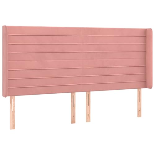 Vopese Kopfteil mit Ohren Rosa 203x16x118/128 cm Samt Kopfteil Model3119791 Vopese Kopfteil mit Ohren Rosa 203x16x118/128 cm Samt Kopfteil Model3119791 von Vopese