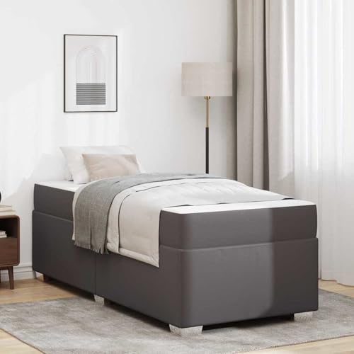 Vopese Kunstleder Bettgestell mit Hochdichte Schaum-Matratze, grau, 200 x 80 x 66 cm, für modernes Schlafzimmer Model3399217 Vopese Kunstleder Bettgestell mit Hochdichte Schaum-Matratze, grau, 200 x 80 x 66 cm, für modernes Schlafzimmer Model3399217 von Vopese