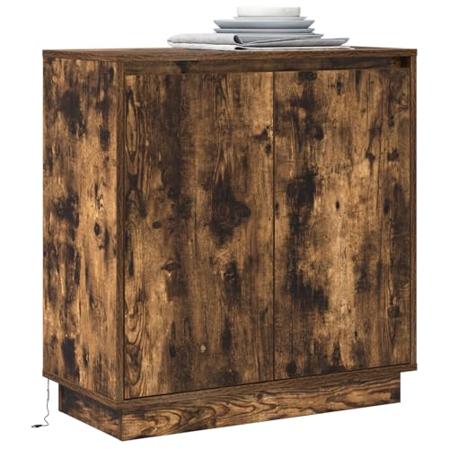 Vopese LED Sideboard Räuchereiche 71x34,5x75 cm Holzwerkstoff Buffetschrank Model869646 Vopese LED Sideboard Räuchereiche 71x34,5x75 cm Holzwerkstoff Buffetschrank Model869646 von Vopese
