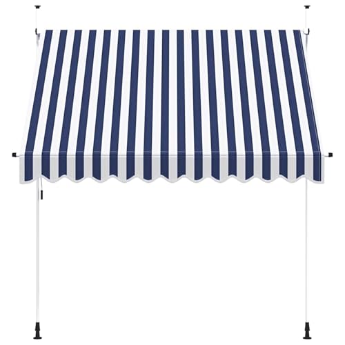Vopese Manuelle Markise Blau & Weiß | UV-Schutz | 250cm Breite | Terrasse & Balkon Model43221 Vopese Manuelle Markise Blau & Weiß | UV-Schutz | 250cm Breite | Terrasse & Balkon Model43221 von Vopese