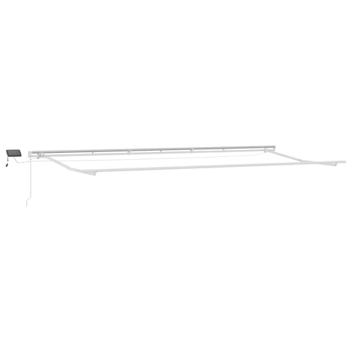 Vopese Manuelle einziehbare Markise mit LED Mehrfarbigen Streifen 600x300 cm Sonnenschirm Model3331622 von Vopese