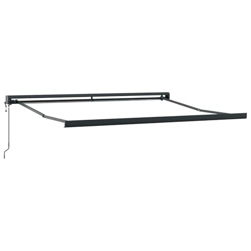 Vopese Markise Anthrazit 3 x 2,5 m Metall Markise Model145700 von Vopese