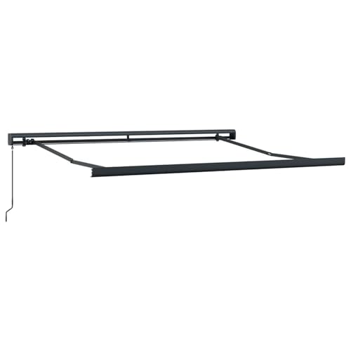 Vopese Markise Anthrazit 3 x 2,5 m Metall Markise Model145705 von Vopese