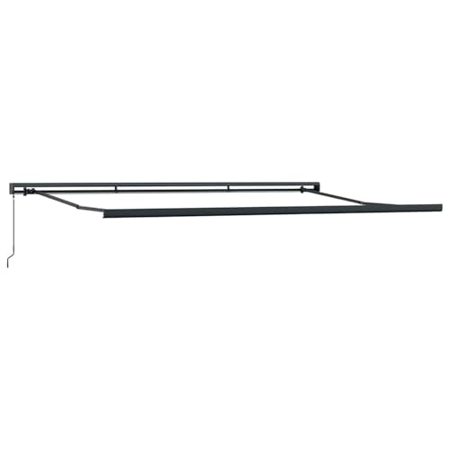 Vopese Markise Anthrazit 4,5 × 3 m Metall Markise Model145708 von Vopese