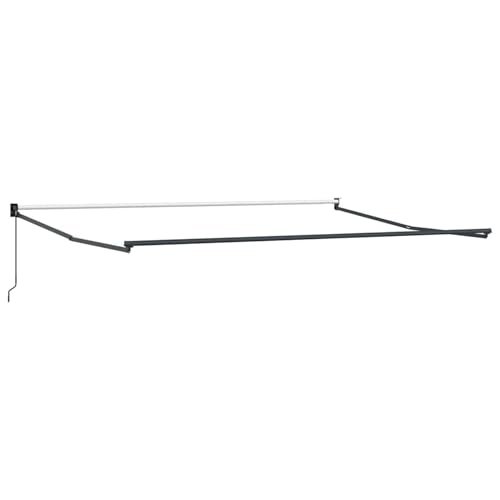 Vopese Markise Anthrazit 5 x 3 m Metall Markise Model362030 von Vopese