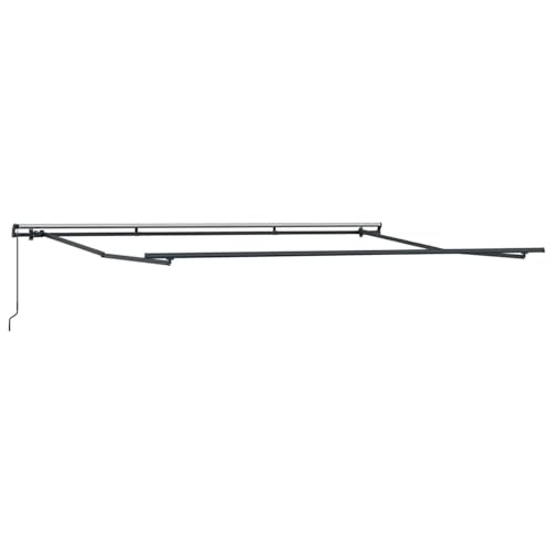 Vopese Markise Manuell Anthrazit 4 × 3 m Metall Markise Model313231 von Vopese