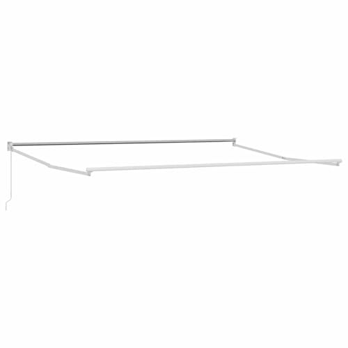 Vopese Markise Weiß 4,5 × 3 m Metall Markise Model362019 von Vopese