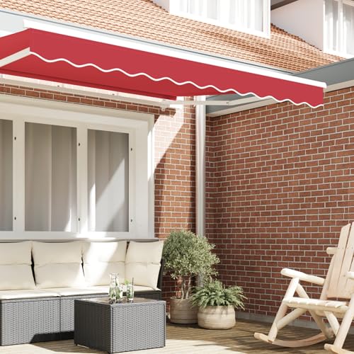 Vopese Markisenfries für 3 m Rahmen Rot 2.8x0.2 m Sonnenschirm Model42000793 von Vopese