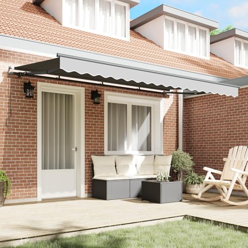Vopese Markisenrahmen manuell betrieben einziehbar 4x2 m Metall Sonnenschirm Model42002547 von Vopese