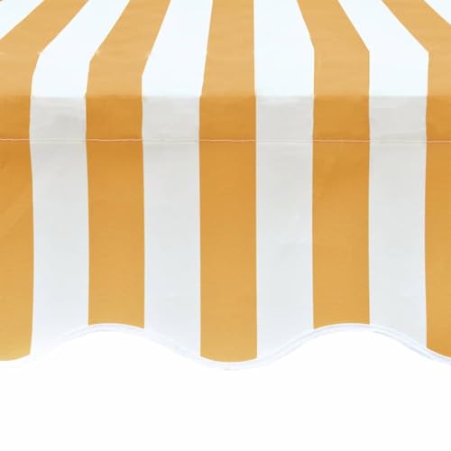 Vopese Markisentuch Sonnenblumengelb/Weiß 380x295cm für 4x3m Rahmen - Ersatz UV-Schutz Outdoor Model141017 Vopese Markisentuch Sonnenblumengelb/Weiß 380x295cm für 4x3m Rahmen - Ersatz UV-Schutz Outdoor Model141017 von Vopese