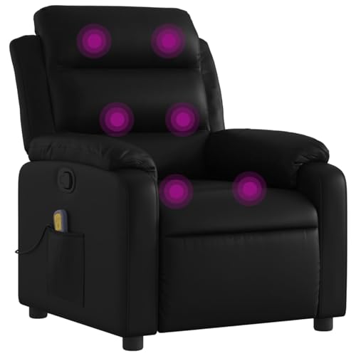 Vopese Massage-Relaxsessel, Kunstleder, Schwarz Loungesessel Model3205744 von Vopese