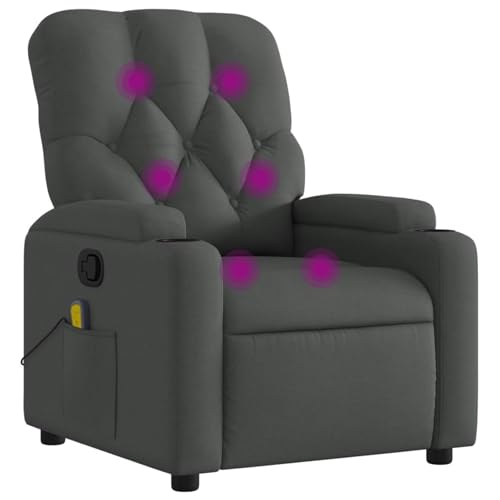 Vopese Massage-Relaxsessel, Stoff, Dunkelgrau Loungesessel Model3205665 von Vopese