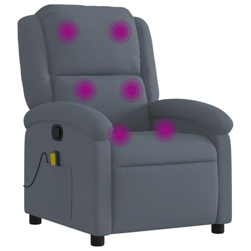 Vopese Massage-Relaxsessel, dunkelgrauer Samt Loungesessel Model3205494 Vopese Massage-Relaxsessel, dunkelgrauer Samt Loungesessel Model3205494 von Vopese