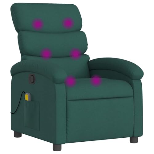 Vopese Massage-Relaxsessel, dunkelgrüner Stoff Loungesessel Model3205812 von Vopese