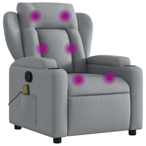 Vopese Massage-Relaxsessel, hellgrauer Stoff Loungesessel Model3206000 Vopese Massage-Relaxsessel, hellgrauer Stoff Loungesessel Model3206000 von Vopese