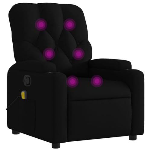 Vopese Massage-Relaxsessel, schwarzer Stoff Loungesessel Model3206066 von Vopese