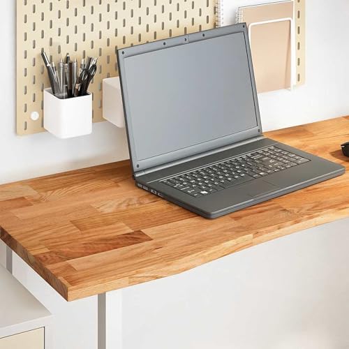 Vopese Massive Eichenholz-Schreibtischplatte 140x60cm, Hellbraun, für Arbeitszimmer Model4009025 von Vopese