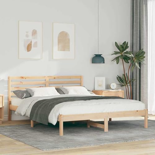 Vopese Massives Kiefernholz Plattformbett mit Kopfteil - Moderner Stil, Kompatibel mit Allen Matratzen, für erholsamen Schlaf Model872284 Vopese Massives Kiefernholz Plattformbett mit Kopfteil - Moderner Stil, Kompatibel mit Allen Matratzen, für erholsamen Schlaf Model872284 von Vopese