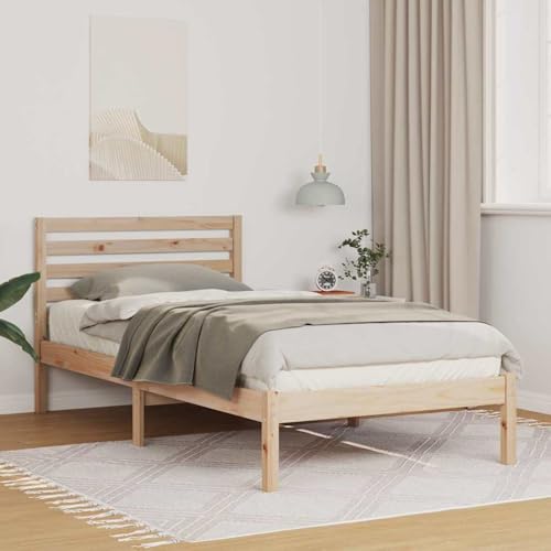 Vopese Massives Kiefernholz Plattformbett mit Lattenrost - Moderner Stil, Kompatibel mit Allen Matratzen, Einfache Montage Model872272 Vopese Massives Kiefernholz Plattformbett mit Lattenrost - Moderner Stil, Kompatibel mit Allen Matratzen, Einfache Montage Model872272 von Vopese