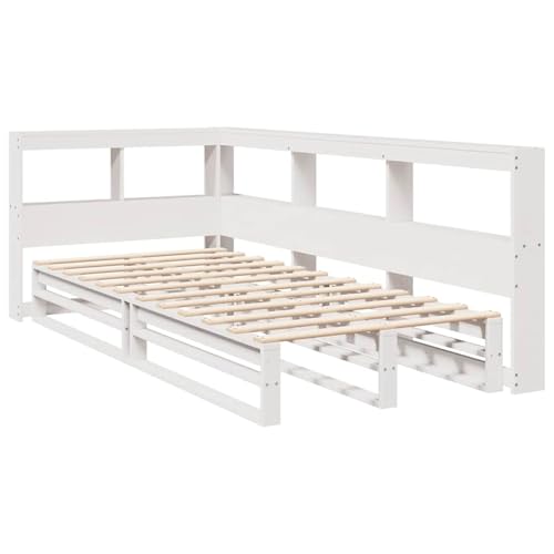Vopese Massivholzbett mit Regal ohne Matratze Weiß 75x190 cm Kiefer Bett Holz Model3324524 Vopese Massivholzbett mit Regal ohne Matratze Weiß 75x190 cm Kiefer Bett Holz Model3324524 von Vopese