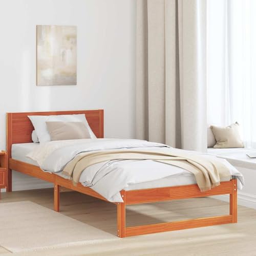 Vopese Massivholzbettgestell Wachsbrown - Elegantes Einzelbett für Schlafzimmer Model873297 Vopese Massivholzbettgestell Wachsbrown - Elegantes Einzelbett für Schlafzimmer Model873297 von Vopese