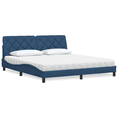 Vopese Matratze mit Lattenrost | Weiches Bettgestell Piran Blau | 200x180x17cm | Schlafkomfort Model3310761 Vopese Matratze mit Lattenrost | Weiches Bettgestell Piran Blau | 200x180x17cm | Schlafkomfort Model3310761 von Vopese
