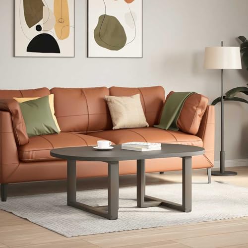Vopese Metall Couchtischbeine T-Form | Stabil & Langlebig | Mit Nivellierfüßen | Für Couchtisch | 60x25x42-43cm | Naturstahl Model4013035 von Vopese