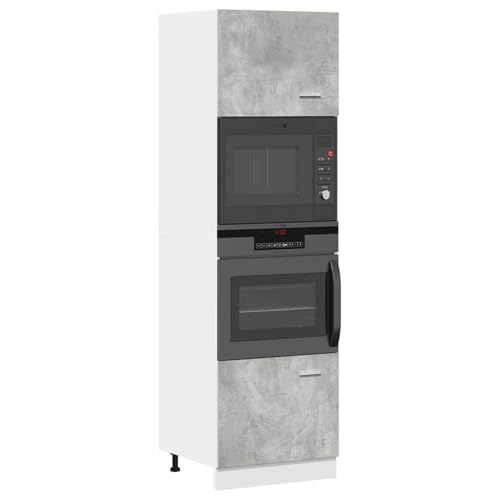 Vopese Mikrowellenumbauschrank Lyon Betongrau 60x57x207 cm Holzwerkstoff Mikrowellenschrank Model856127 Vopese Mikrowellenumbauschrank Lyon Betongrau 60x57x207 cm Holzwerkstoff Mikrowellenschrank Model856127 von Vopese