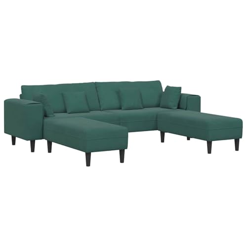 Vopese Moderne Samtsofa - Plüschig & Elegant für Wohnzimmer - Schwarz, 2-3 Sitzer Model3335174 von Vopese