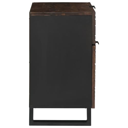 Vopese Nachttisch 50x33x60 cm aus Massivwalnuss Nachtschrank Model4018016 von Vopese