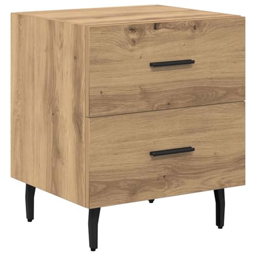 Vopese Nachttisch Eiche handwerklich 40 x 35 x 47,5 cm Holzwerkstoff Nachttisch Model882043 von Vopese