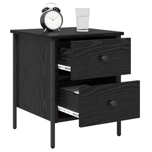 Vopese Nachttisch Schwarz Eiche 40x42x50 cm Holzwerkstoff Nachtschrank Model871248 Vopese Nachttisch Schwarz Eiche 40x42x50 cm Holzwerkstoff Nachtschrank Model871248 von Vopese