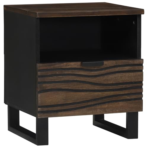 Vopese Nachttischschränke 2 Stück 40x33x46 cm Massivholz Mango Nachtschrank Model4018015 von Vopese