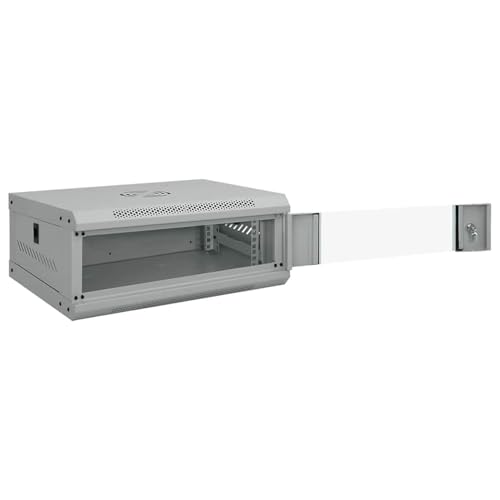 Vopese Netzwerkschrank mit Speicher Grau 53 x 45 x 21 cm Stahl Netzwerkschrank Model42017646 Vopese Netzwerkschrank mit Speicher Grau 53 x 45 x 21 cm Stahl Netzwerkschrank Model42017646 von Vopese