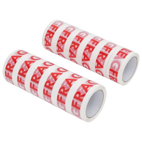 Vopese Paketklebeband 12 STK. Fragile Aufdruck Weiß 48 mm x 66 m Verpackungsklebeband Model4012398 Vopese Paketklebeband 12 STK. Fragile Aufdruck Weiß 48 mm x 66 m Verpackungsklebeband Model4012398 von Vopese
