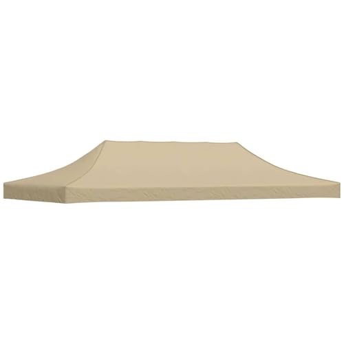 Vopese Partyzelt-Dach 6x3 m Beige 270 g/m2 Partyzeltdach Model315327 von Vopese